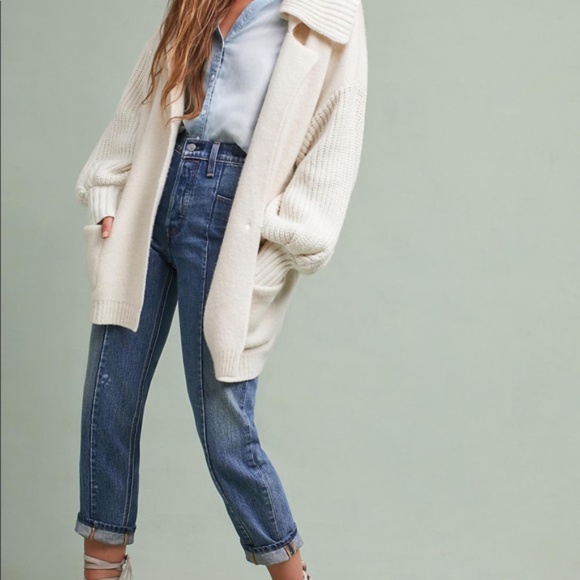 Anthropologie Sweaters - Sleeping on Snow Oversized Sweater Cardigan